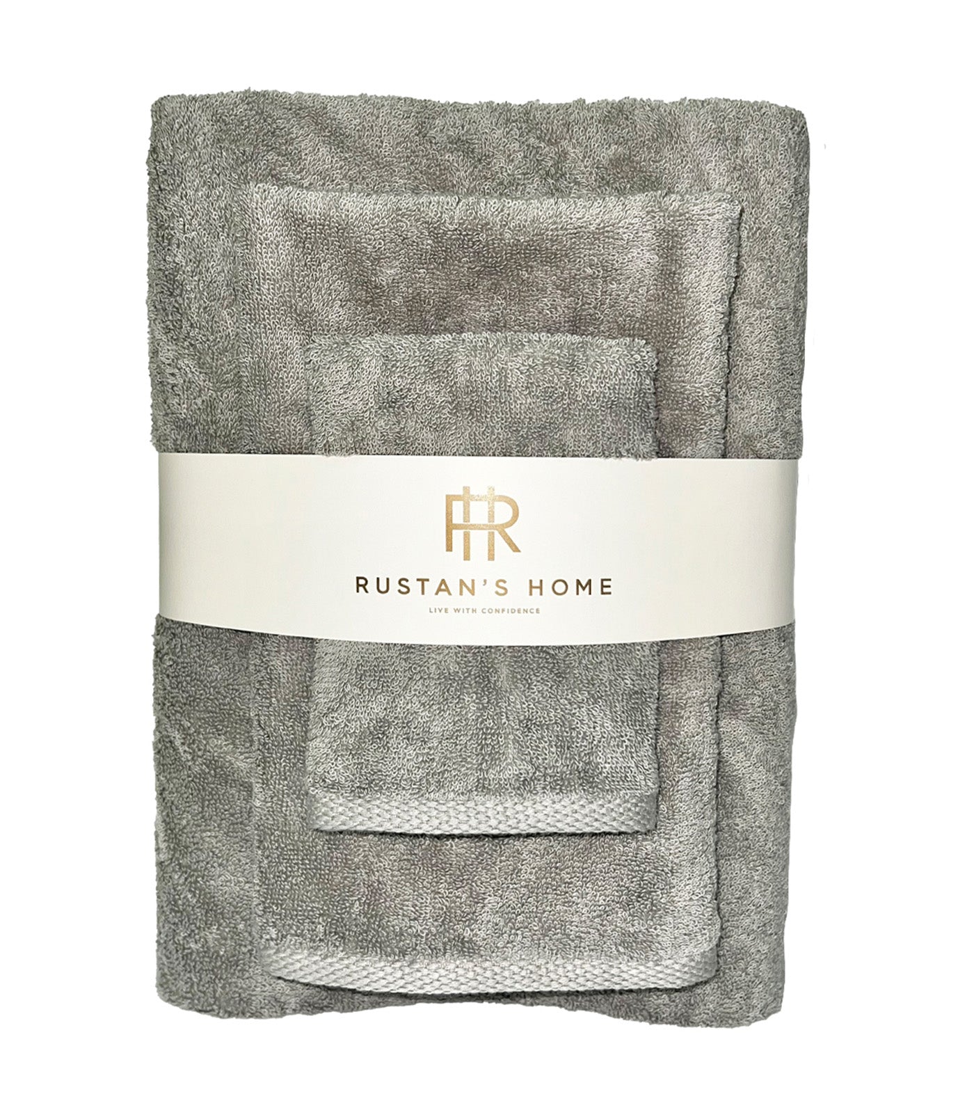 3-Piece Towel Set - Aspen Gray