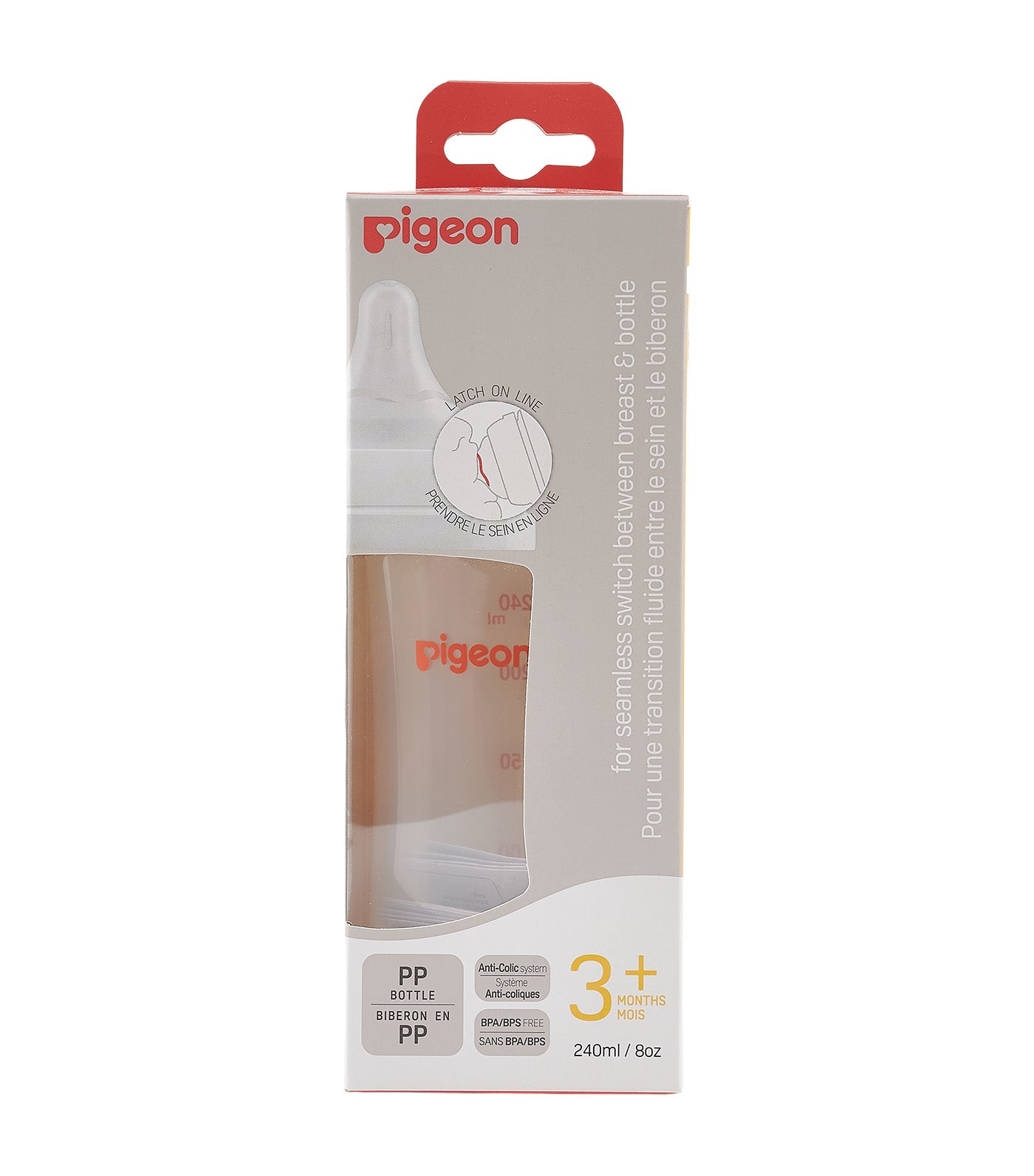 WideNeck 3 PP Pro Feeding Bottle 240ml (M)