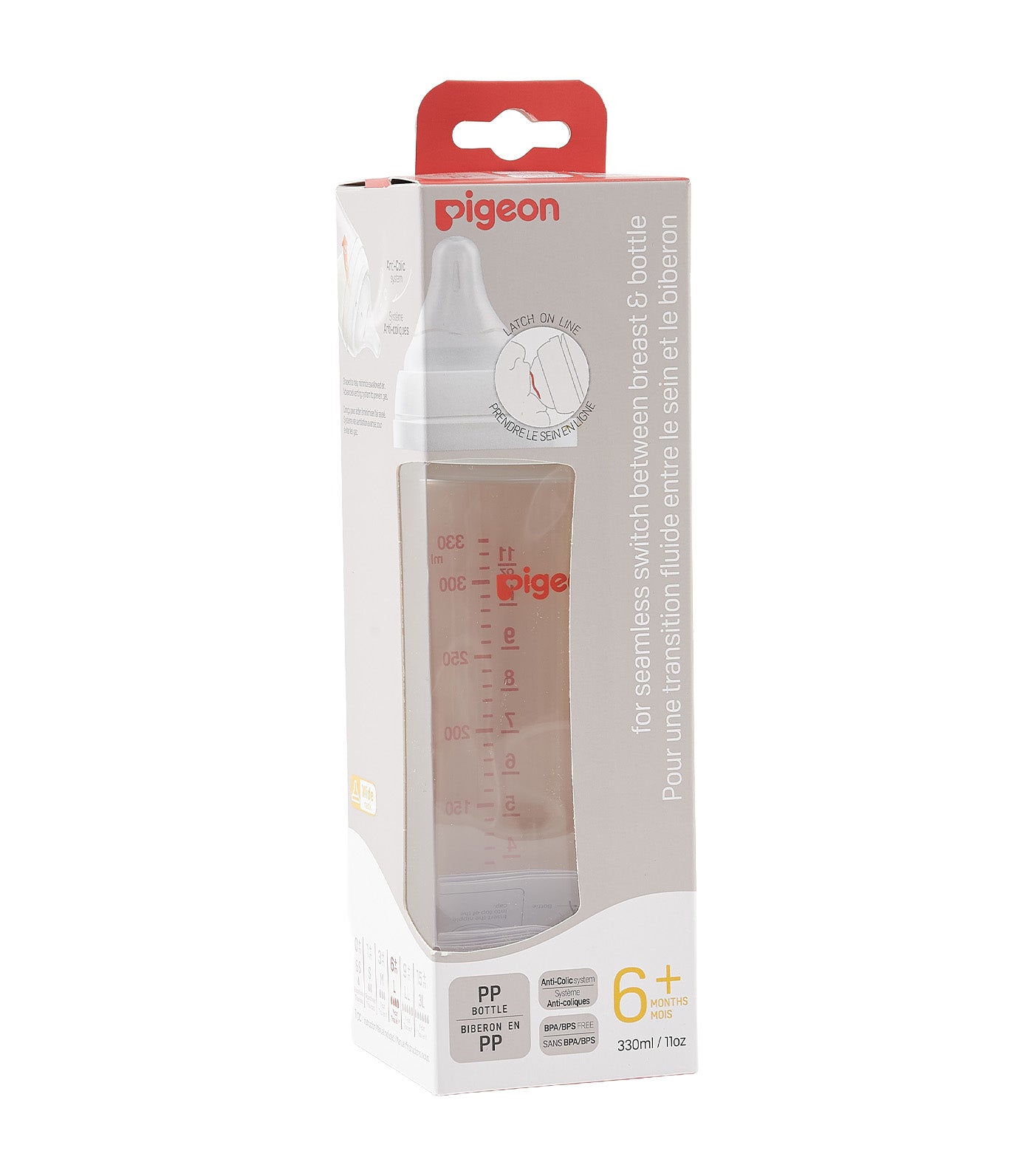 WideNeck 3 PP Pro Feeding Bottle 330ml (L)