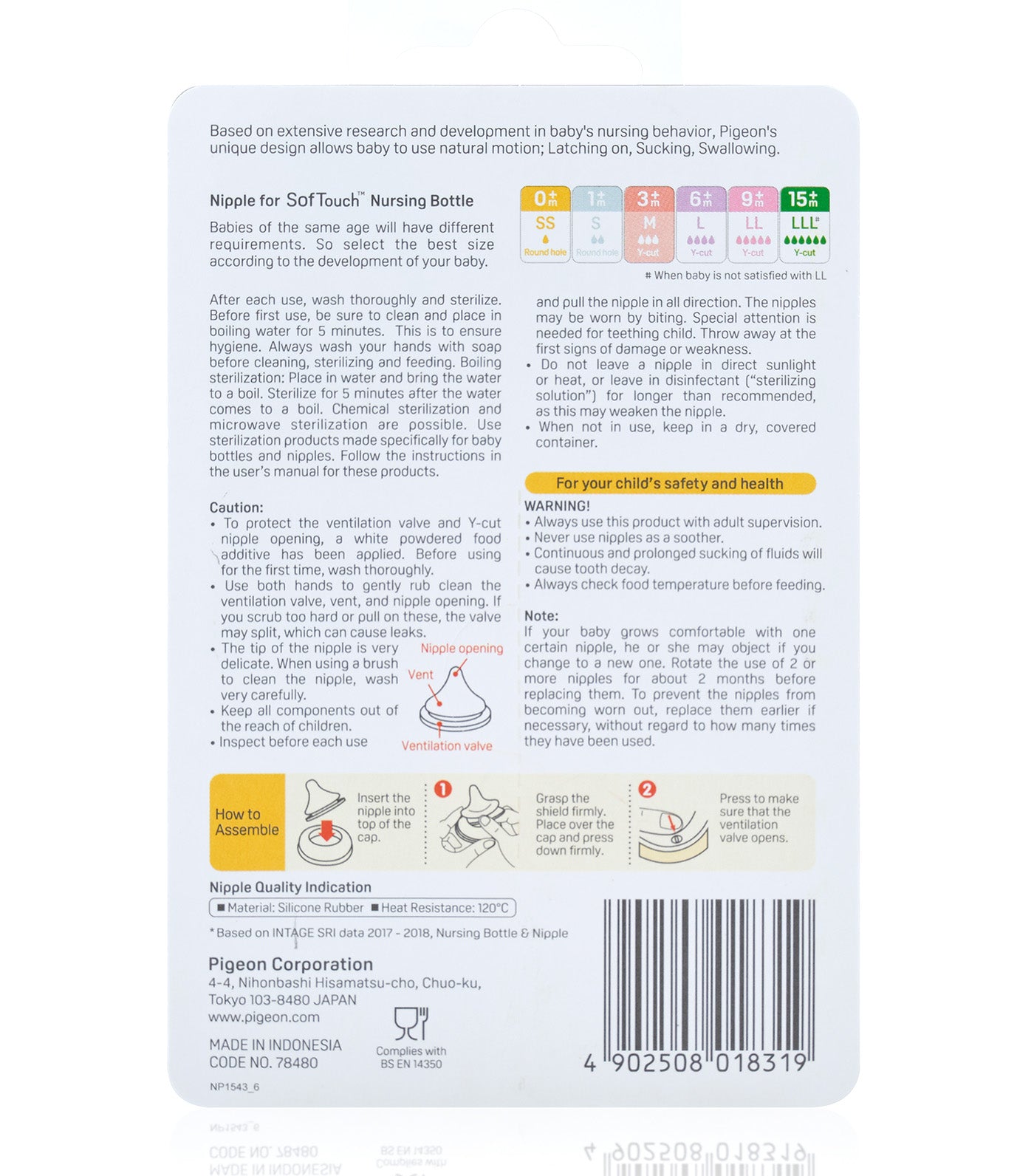 Wideneck PP Nipple 2 Pack (M)