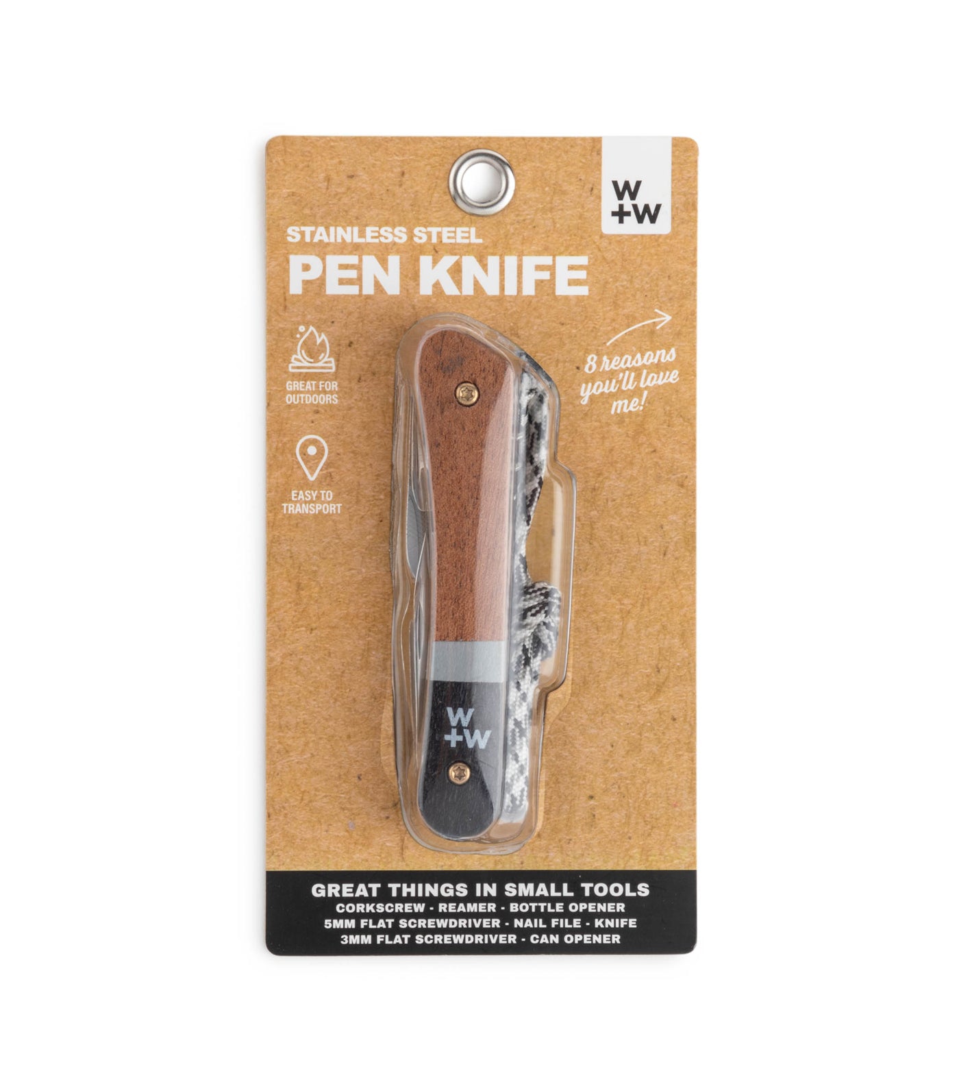 8-in-1 Pen Knife Black