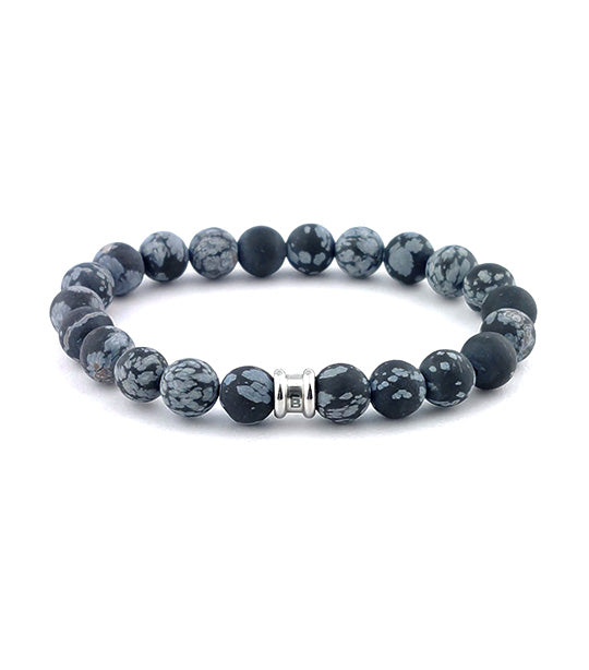 Basic Stone Bracelet Snowflake