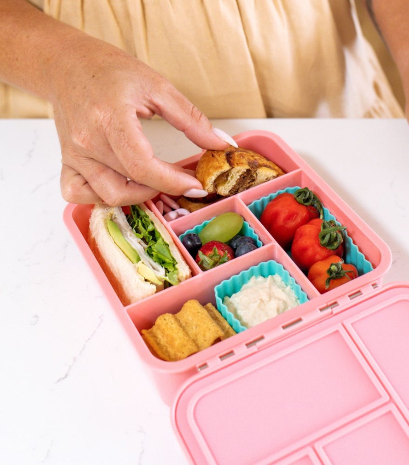 Yumbox Little Lunch Box Co Bento Five Strawberry