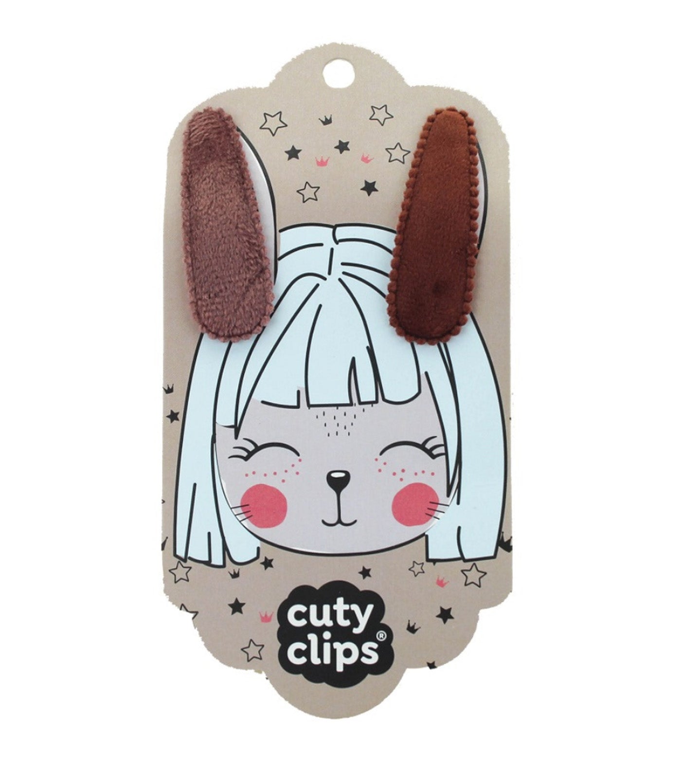 Snails Cuty Clips Bunny Ears No. 1 Red