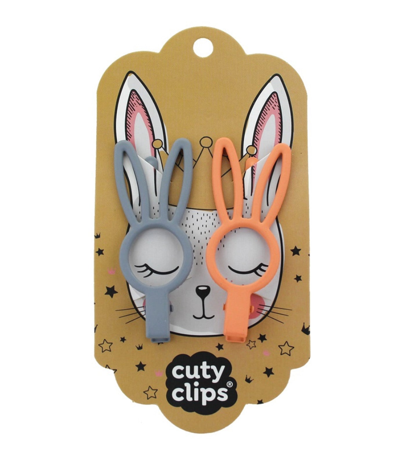 Snails Cuty Clips Bunny Eyes No. 3 Gray/Orange
