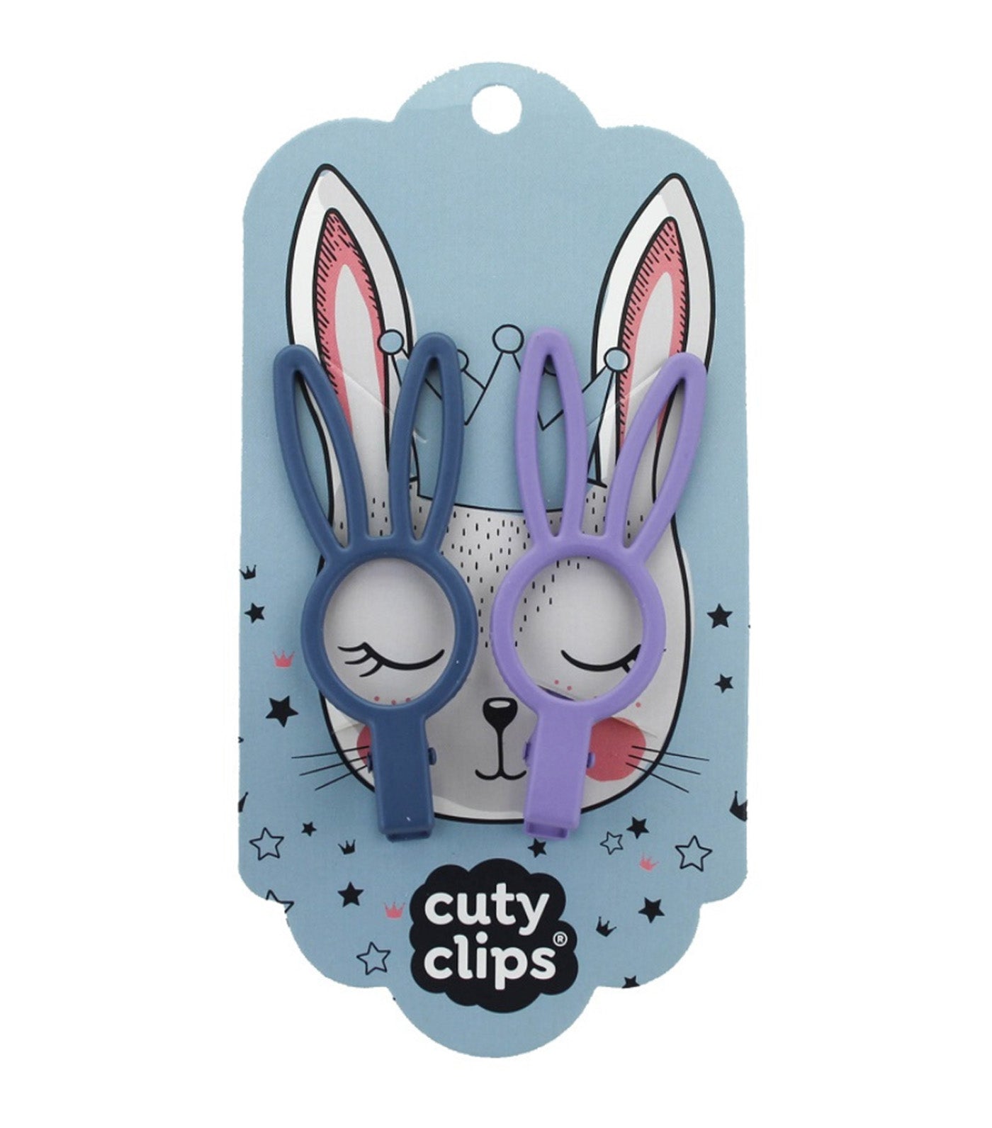 Snails Cuty Clips Bunny Eyes No. 4 Blue/Purple