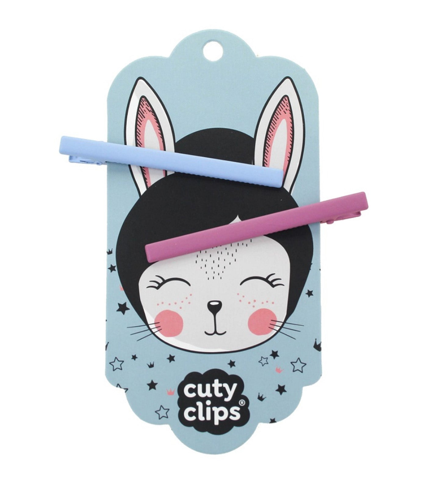 Snails Cuty Clips Moon Rabbit No. 1 Blue/Pink