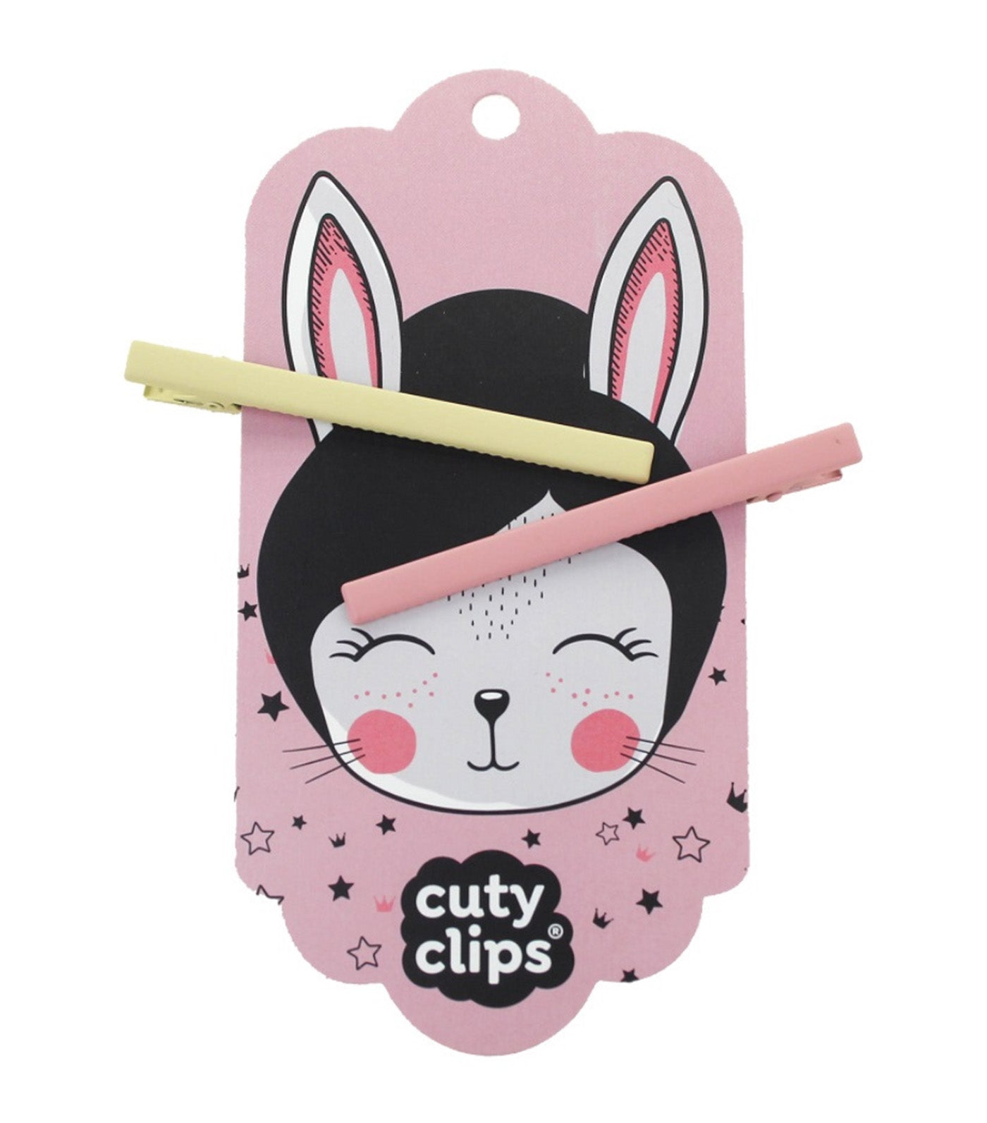 Snails Cuty Clips Moon Rabbit No. 4 Yellow/Pink