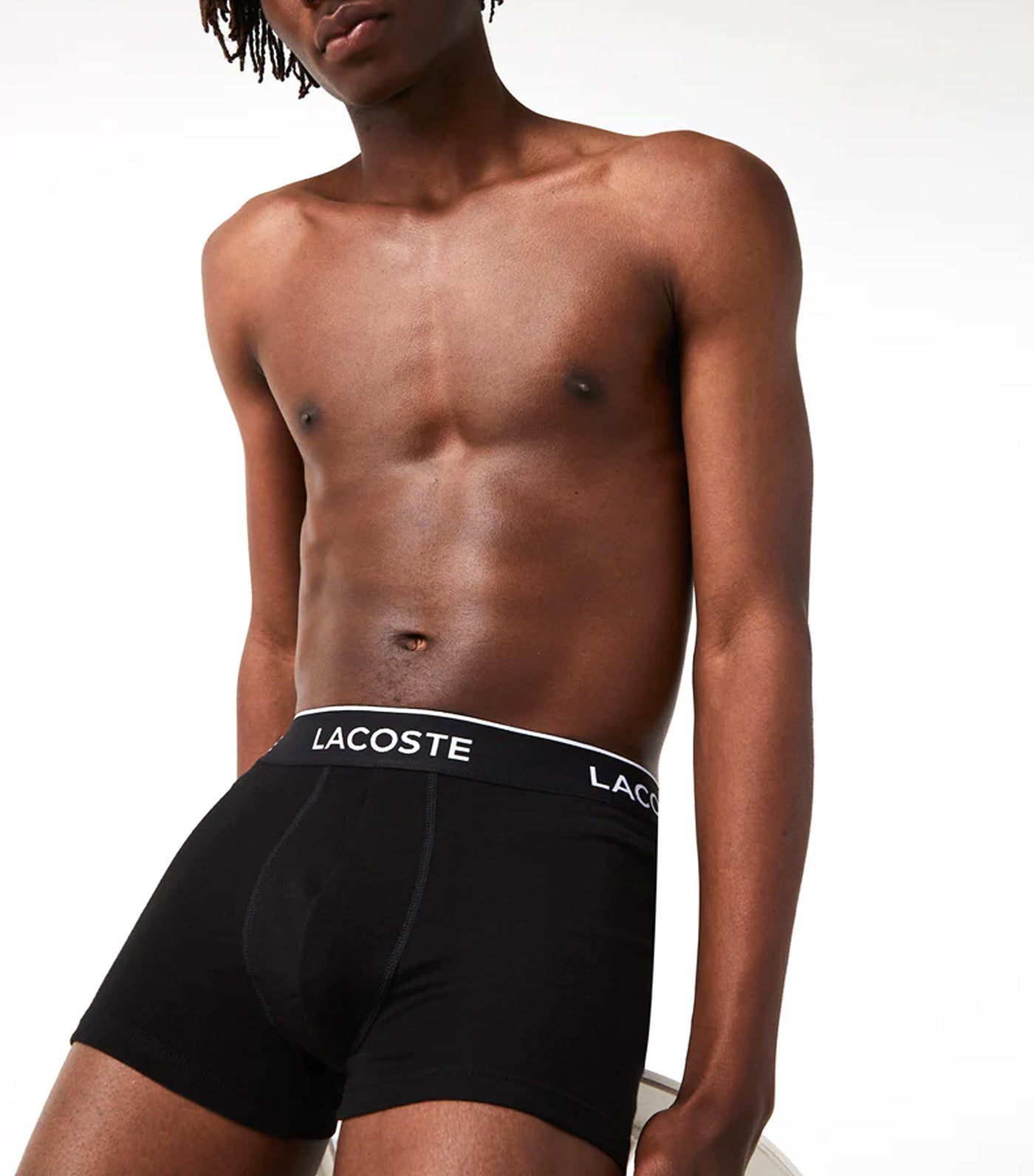 Pack of 3 Casual Black Boxer Briefs Black