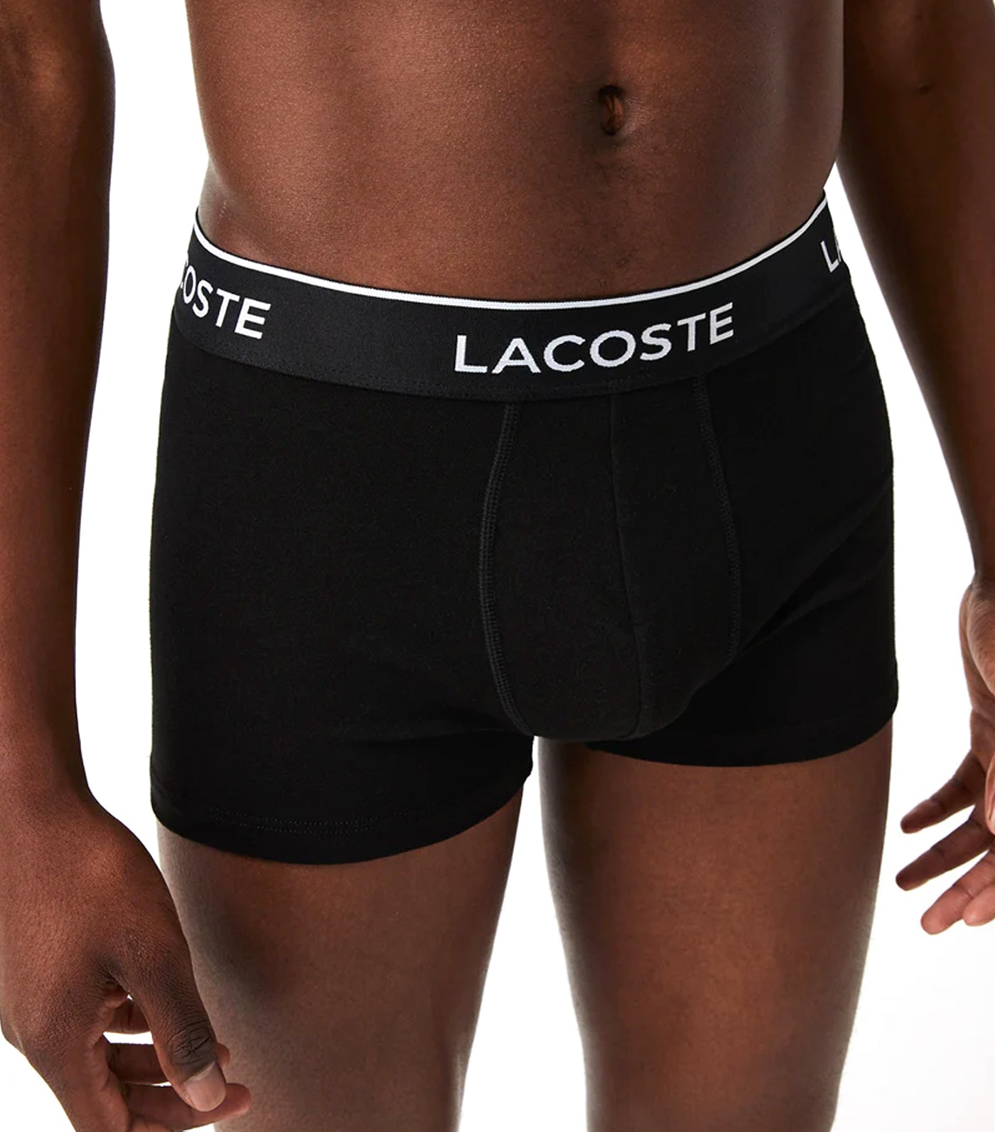 Lacoste 8H3472-031 X3 Black - Free delivery  Spartoo NET ! - Underwear  Underpants / Brief Men USD/$49.00