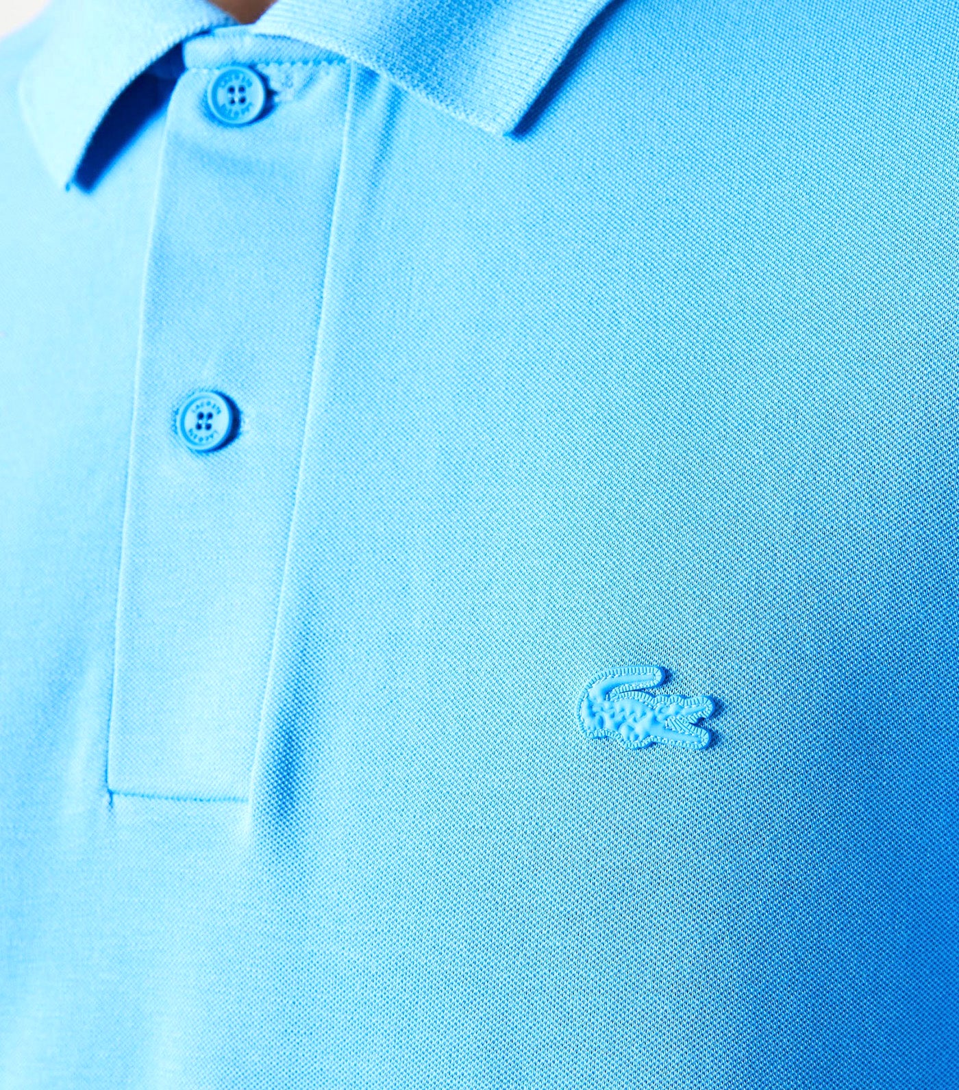 Men's Regular Fit Breathable Cotton Piqué Polo Argentine Blue