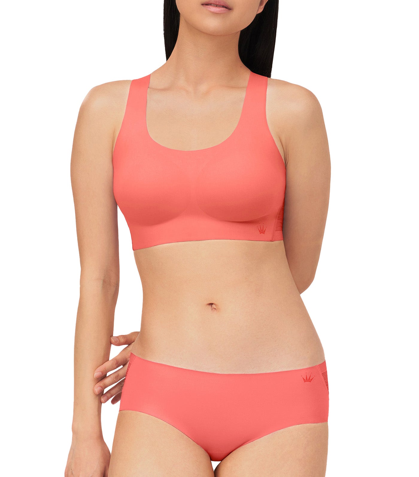 Flex Smart Non-Wired Padded Pull On Bra Sugar Coral
