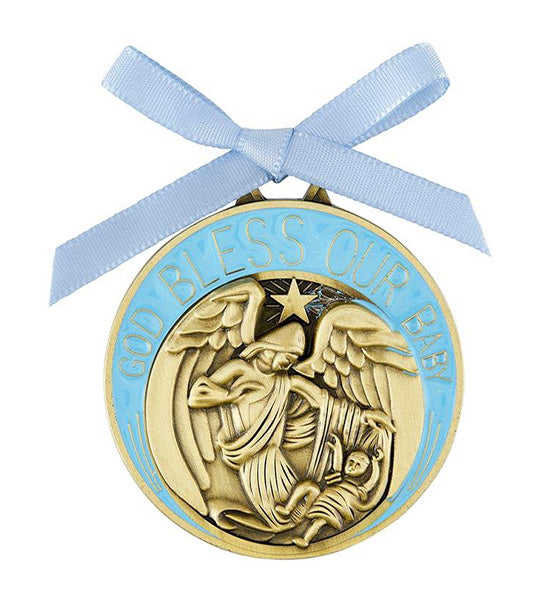 Rustan's Home Blue Crib Medal