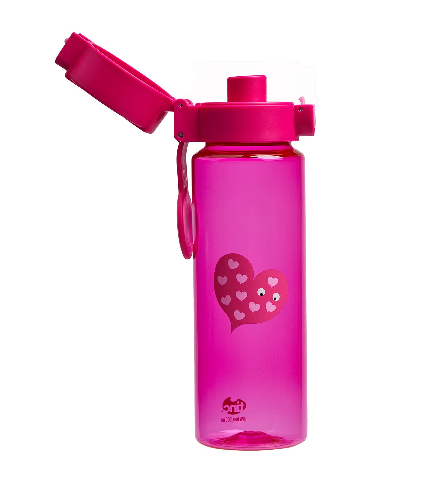 Flip and Clip Water Bottle Pink