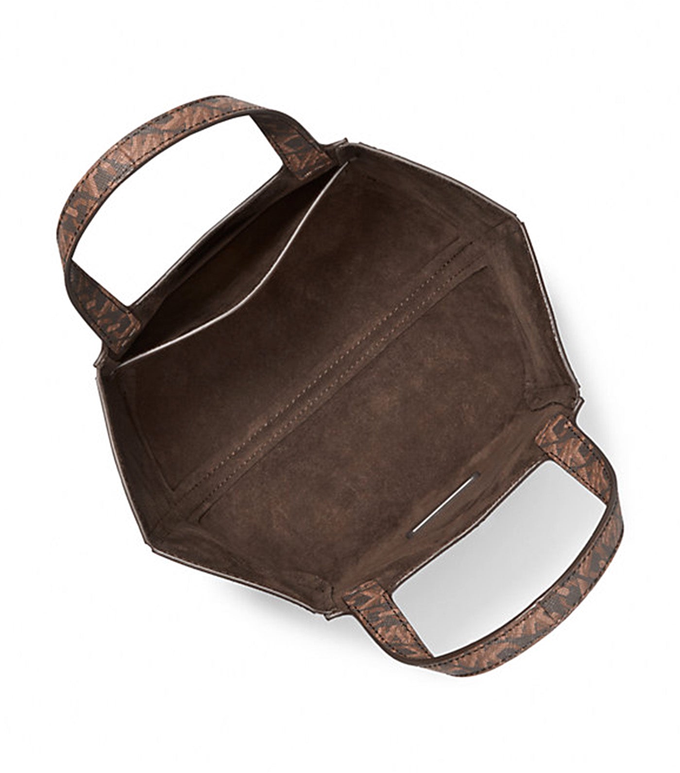 Jordi Small Empire Signature Logo Tote Bag Brown