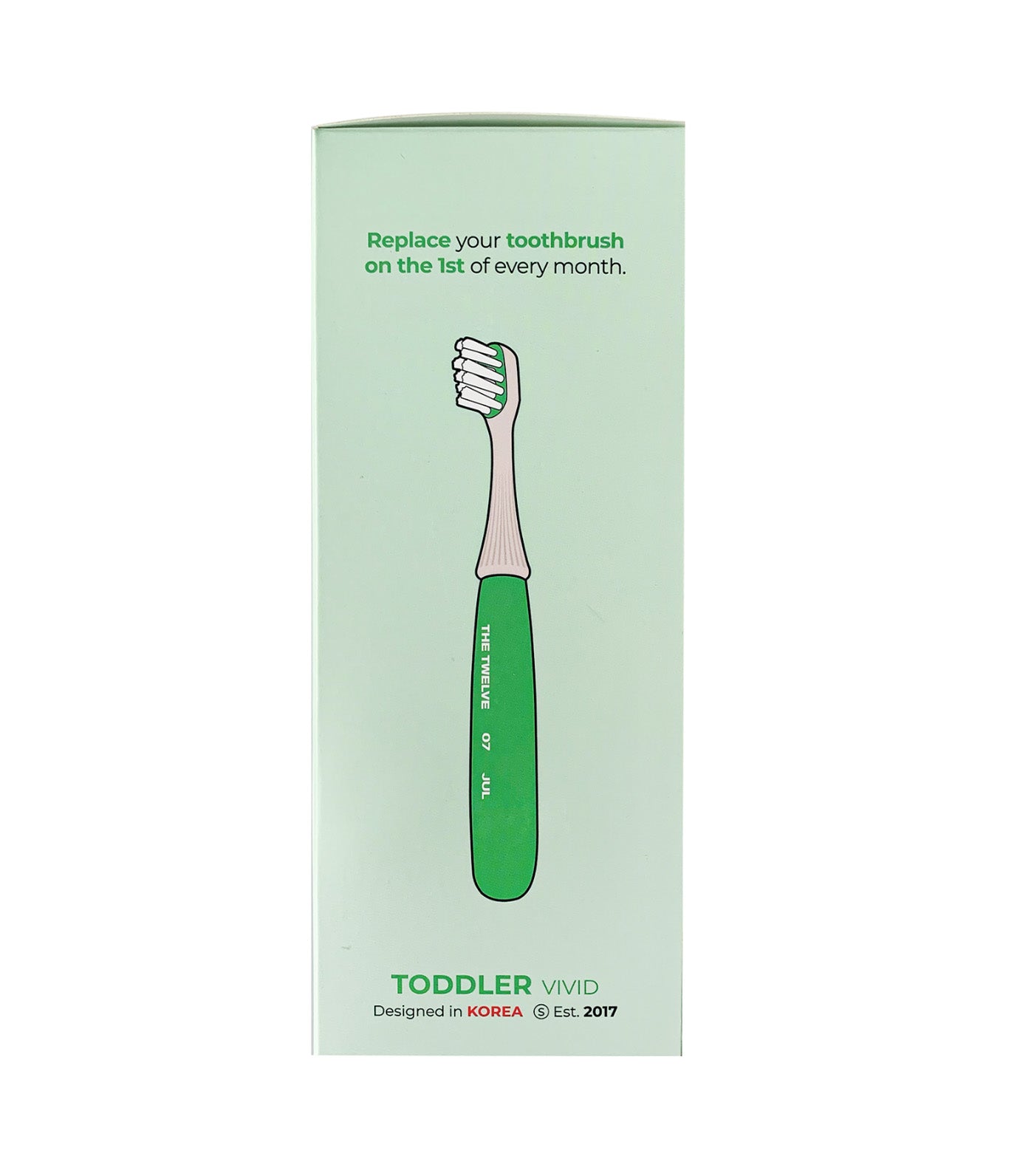 Toddler Toothbrush 12 Pcs Pastel Vivid