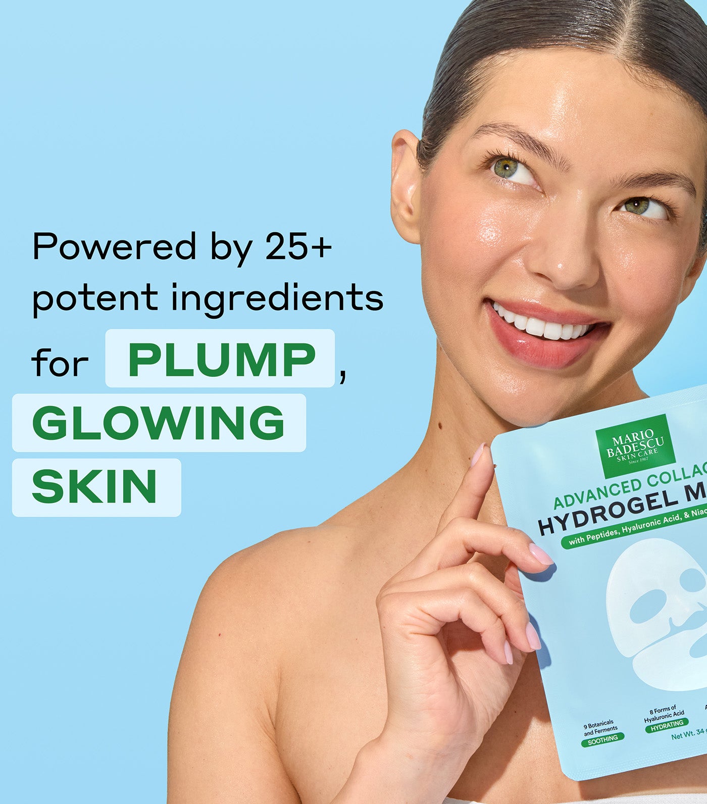 Advanced Collagen Hydrogel Sheet Masks