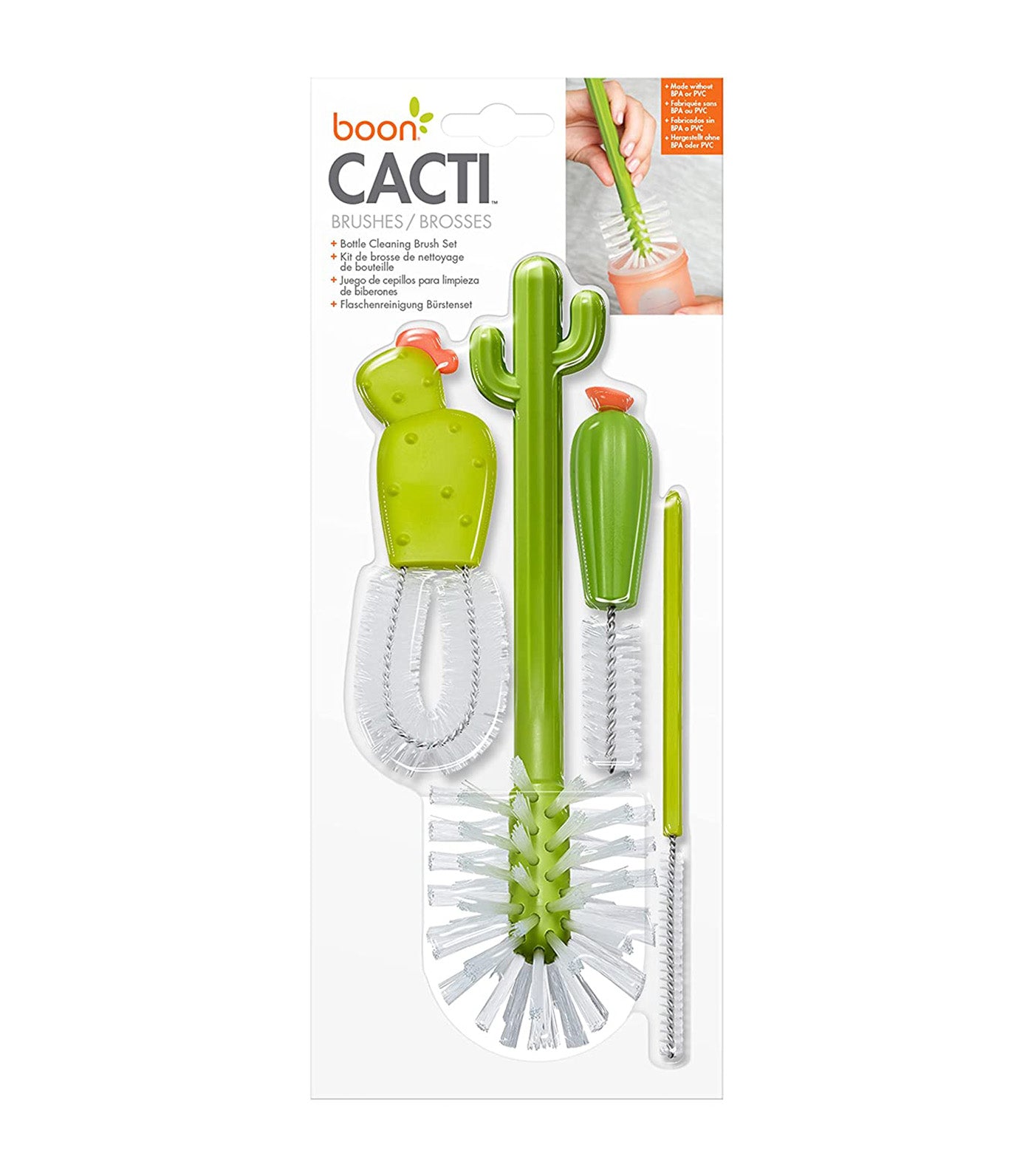 CACTI Bottle Cleaning Brush Set - Replacement Brush
