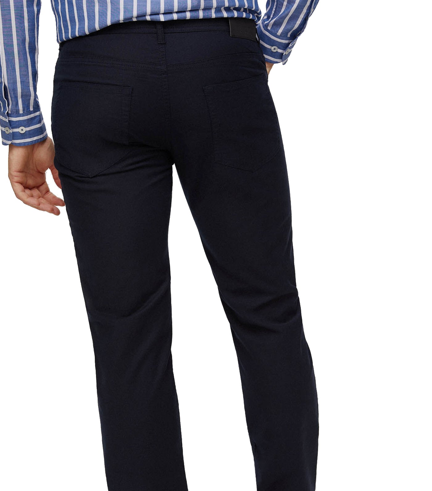 Slim Fit 5-Pocket Trousers Navy