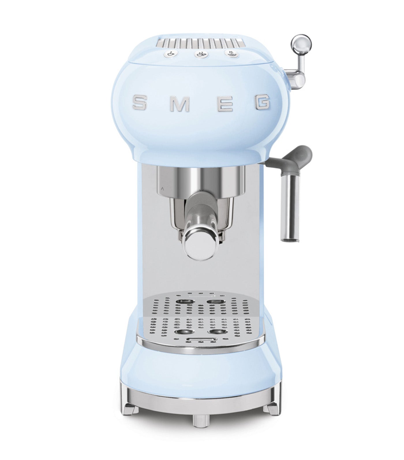 ECF01PBEU 50s Style Espresso Coffee Machine Blue