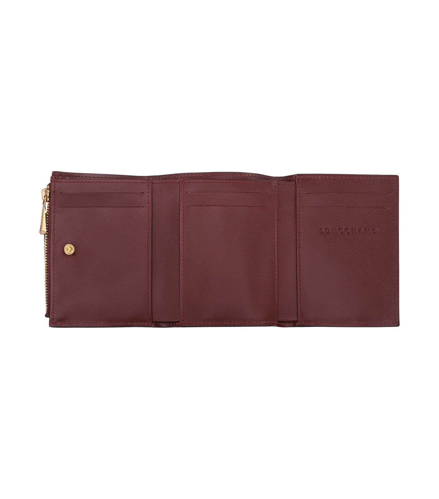 Epure Timeless Compact Wallet Burgundy