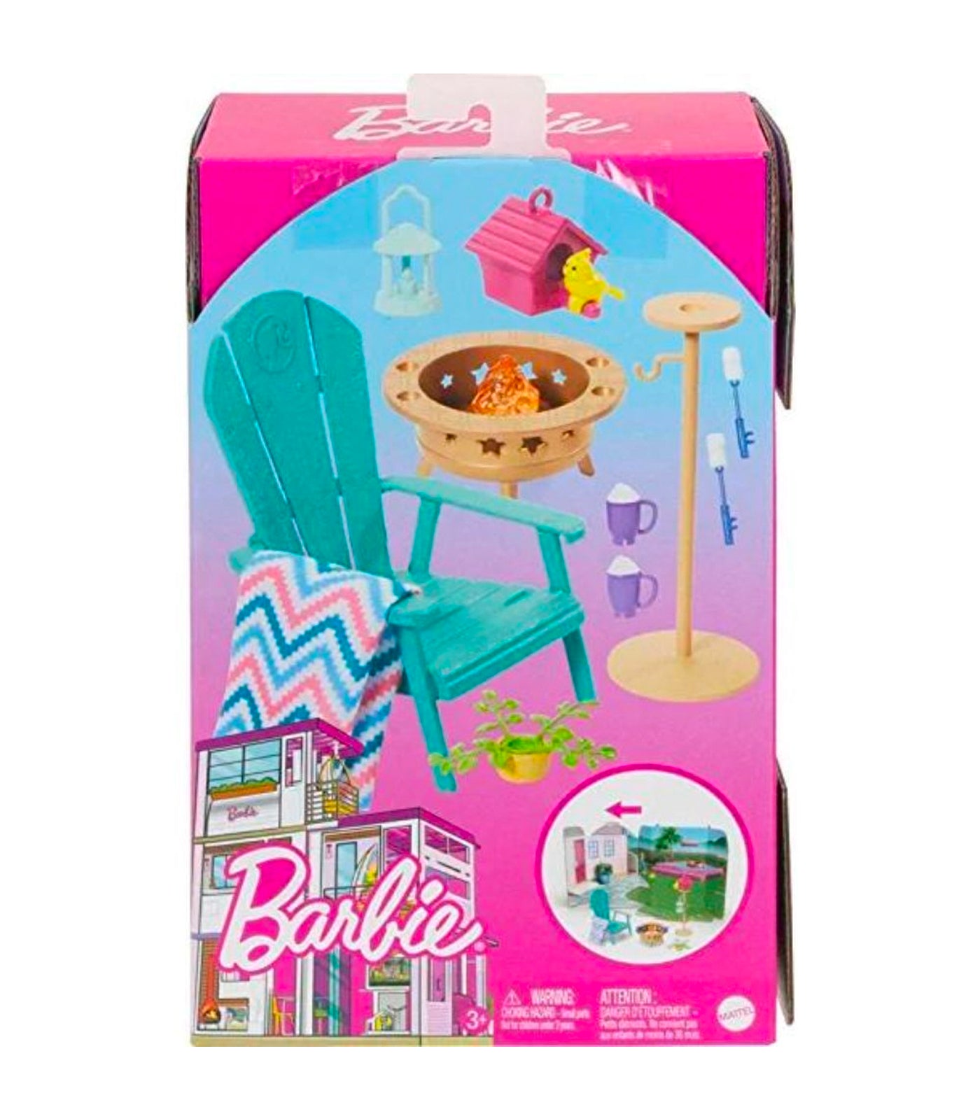 Barbie® Furniture And Accessory Mini Playset - Backyard