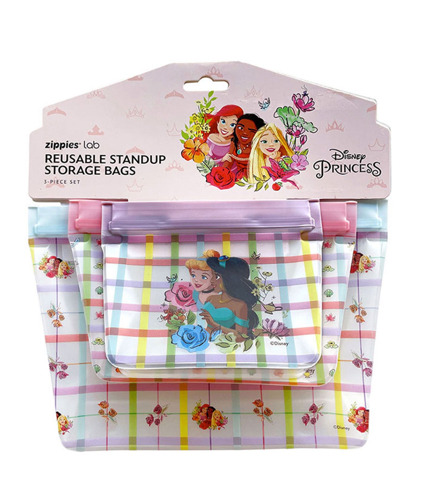 Disney Princess Standup Storage Bag 3-Piece Set