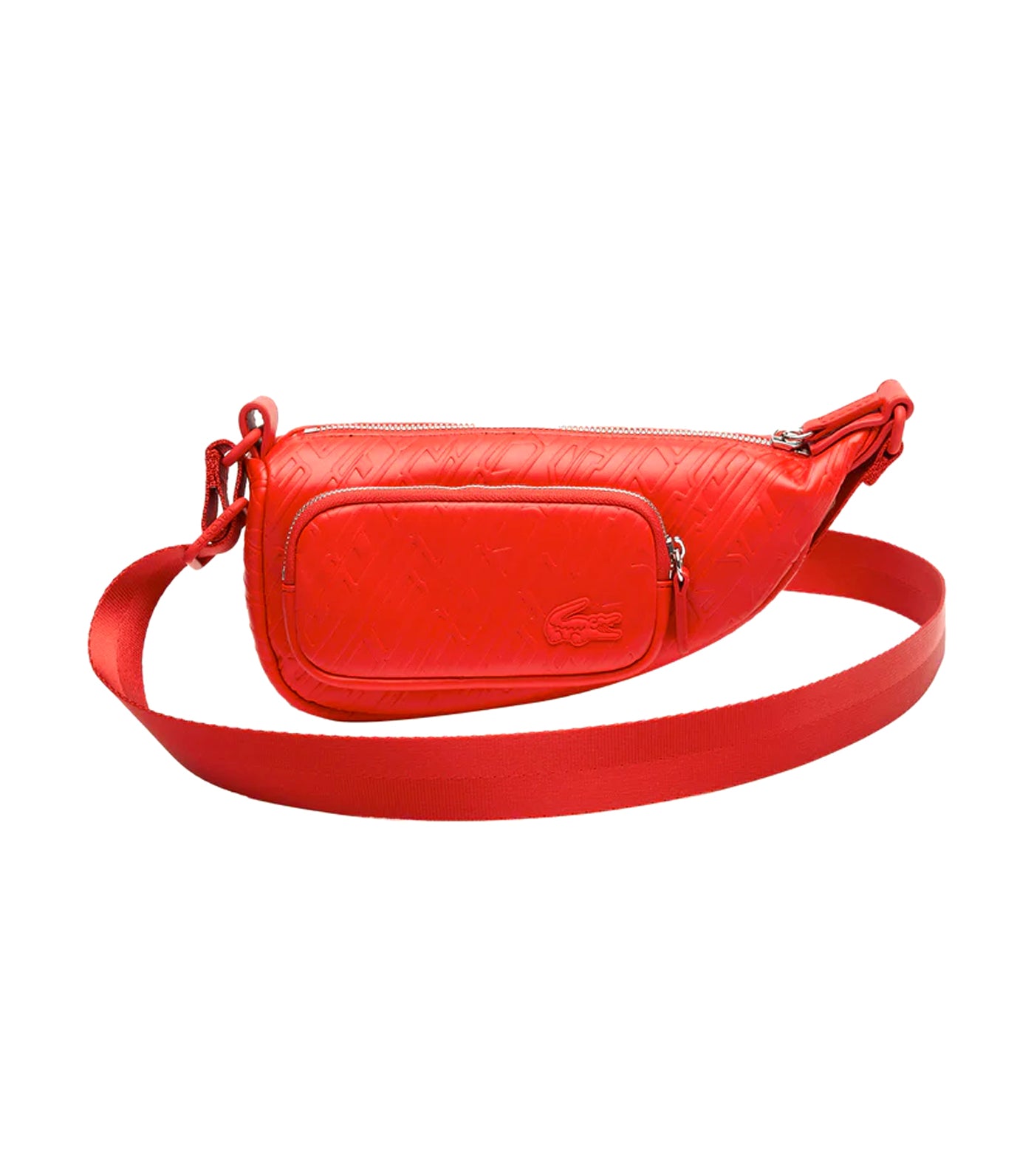 Supreme lacoste clearance waist bag red