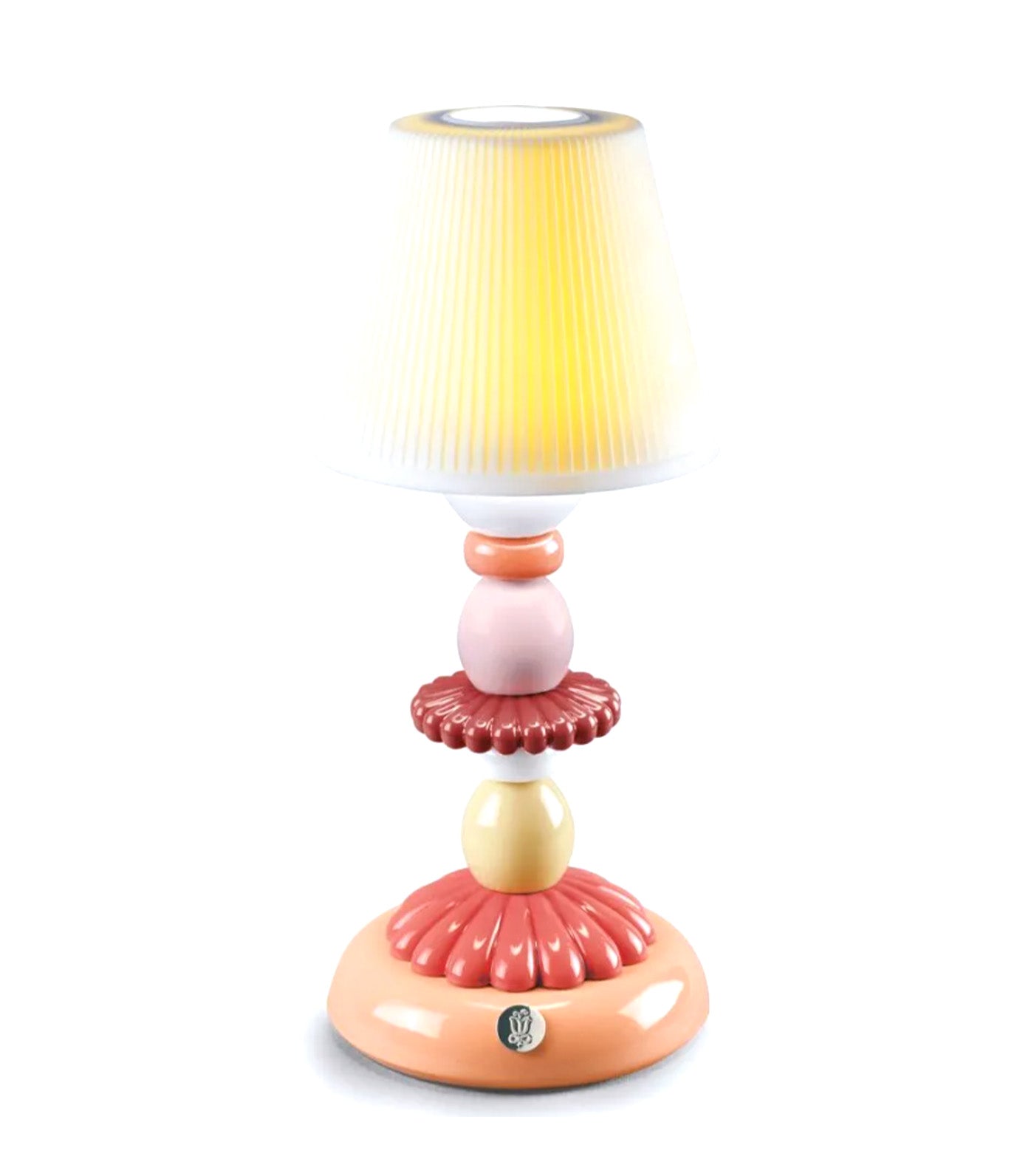 Lotus Firefly Lamp - Coral