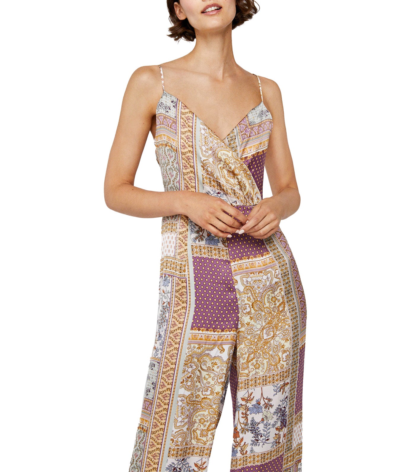 Printed Sustainable Fabric Jumpsuit Multicolored