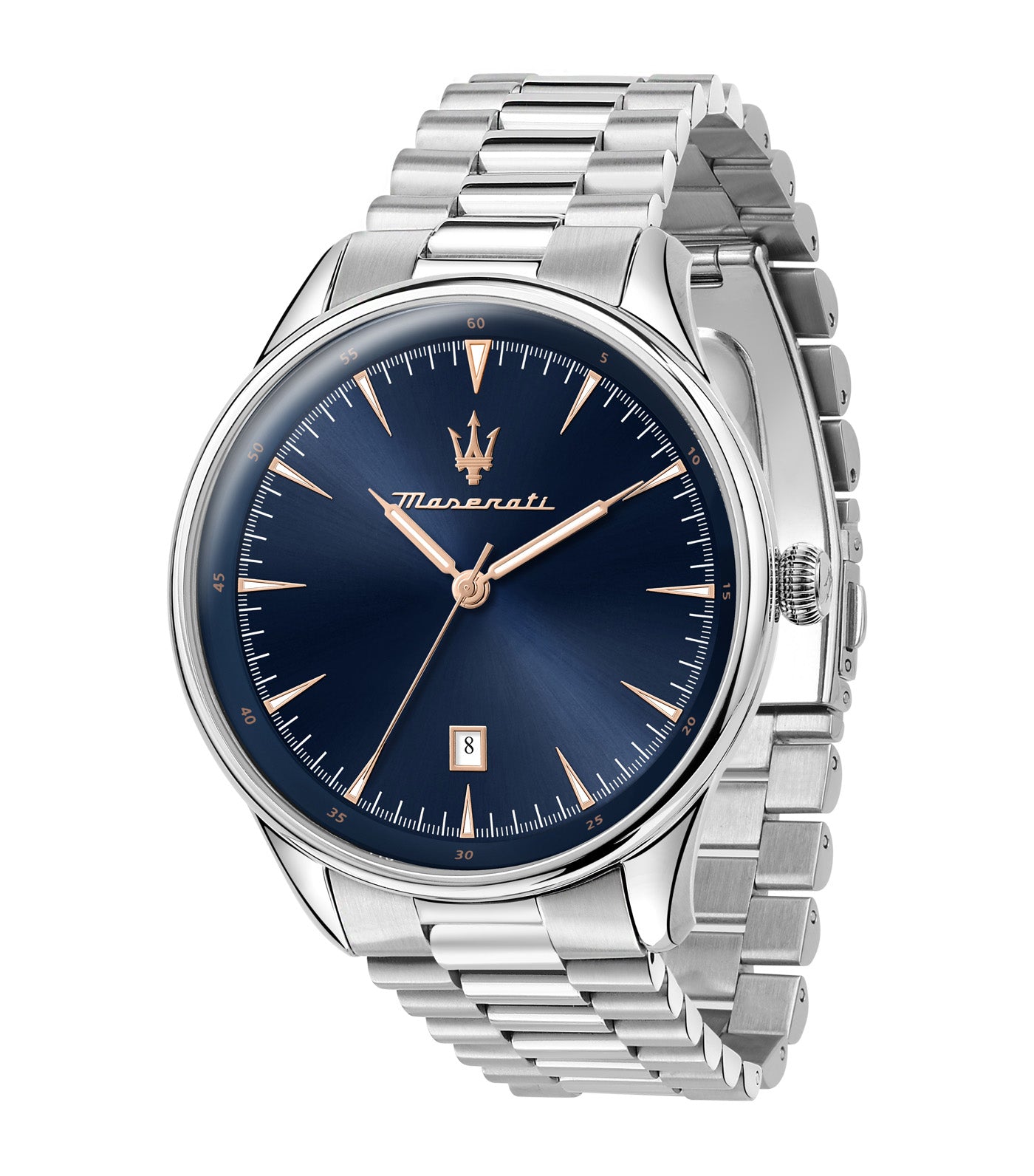Tradizione Watch Metal Analog Silver 45mm