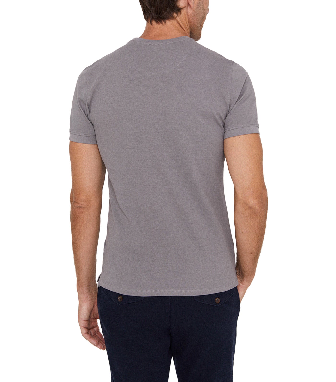 Basic Pique T-Shirt Gray