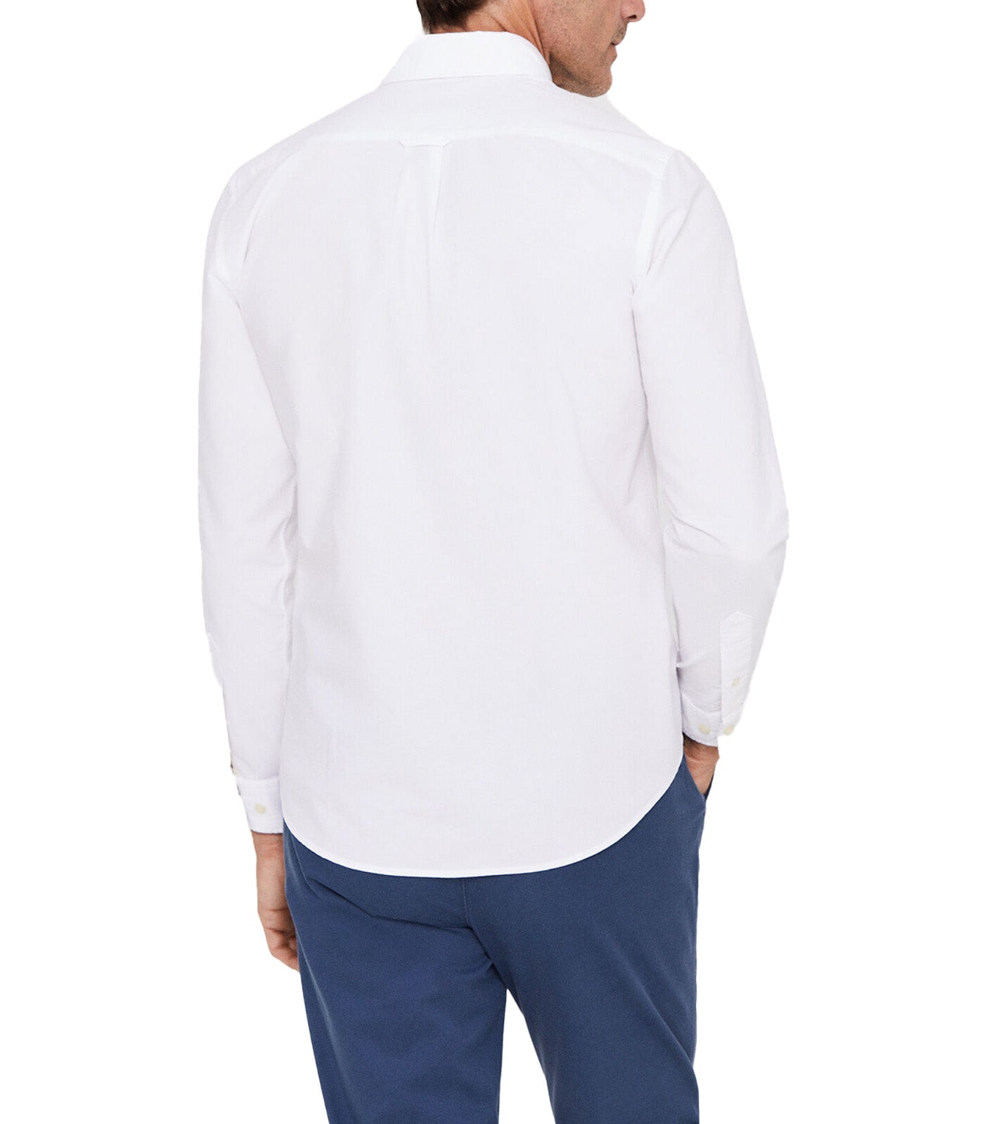 Plain Oxford Shirt White