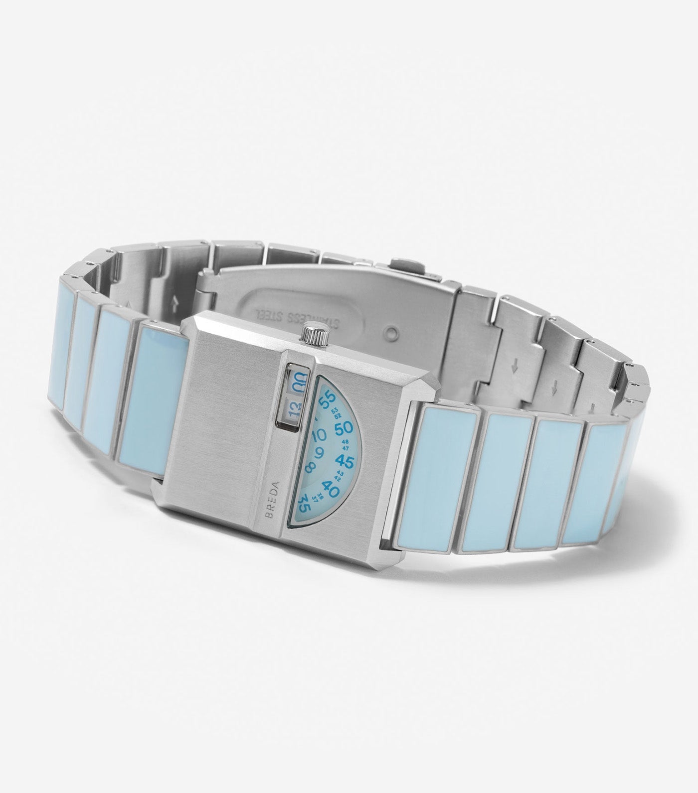 Pulse Bracelet Watch Blue and Metal