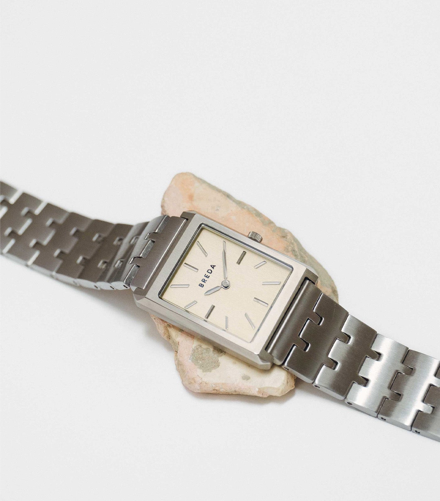 Virgil Stainless Steel and Metal Bracelet Watch 26MM Silver