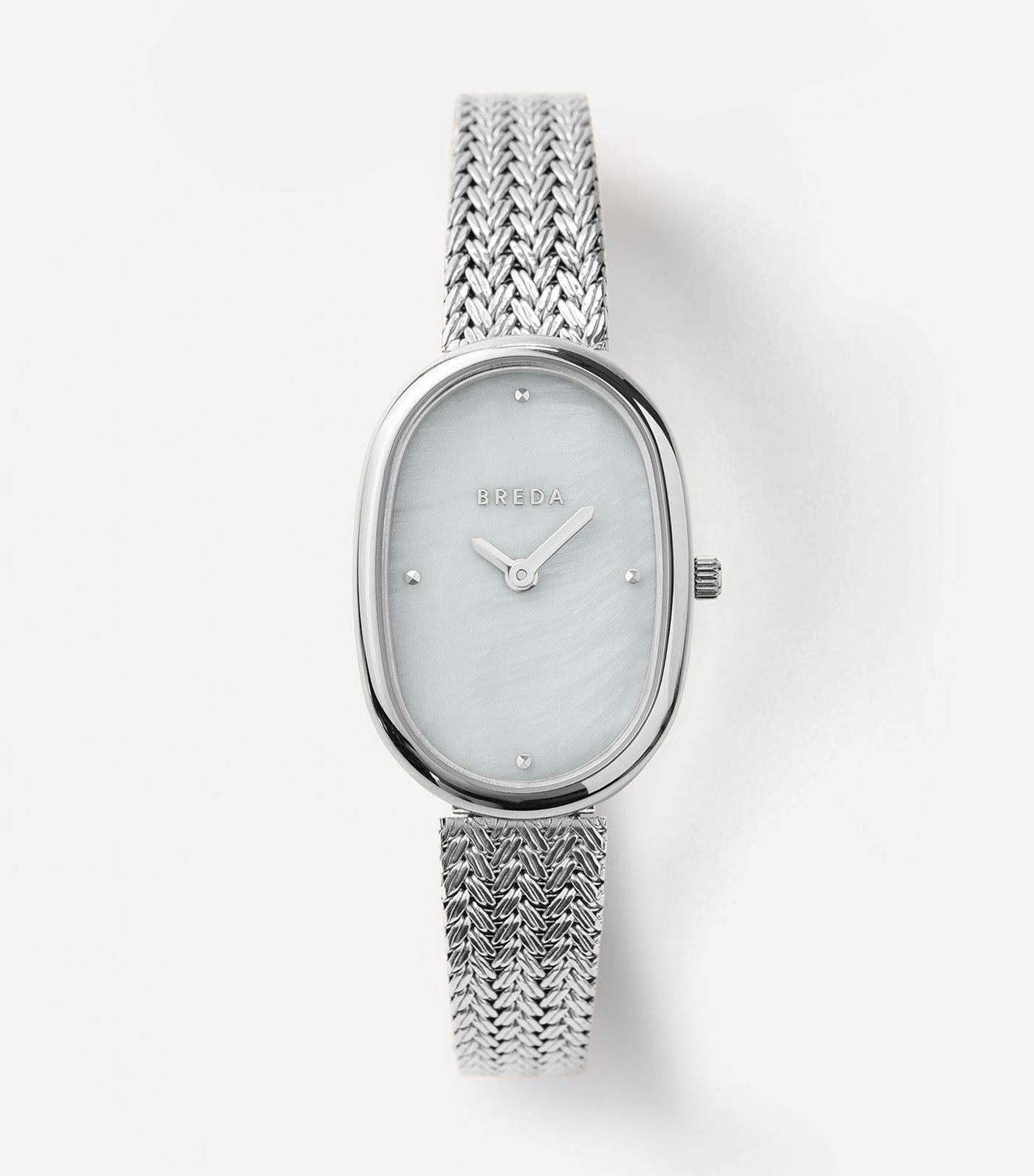 Jane Tethered Stainless Steel and Mesh Bracelet Watch 23MM Silver