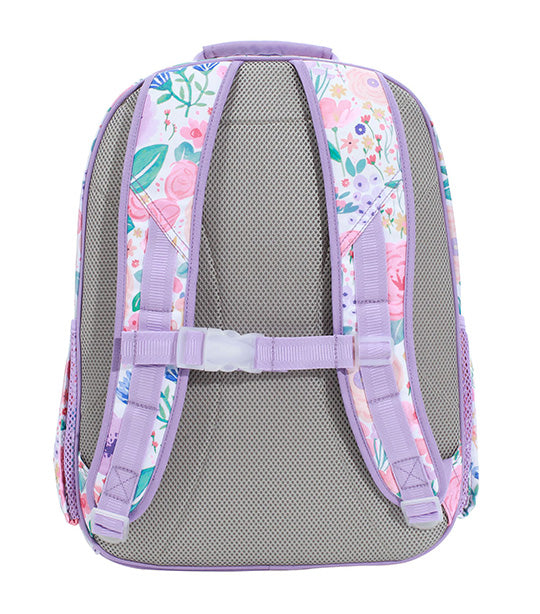 Mackenzie Lavender Floral Blooms Backpack, Lunch Box, and Water Bottle