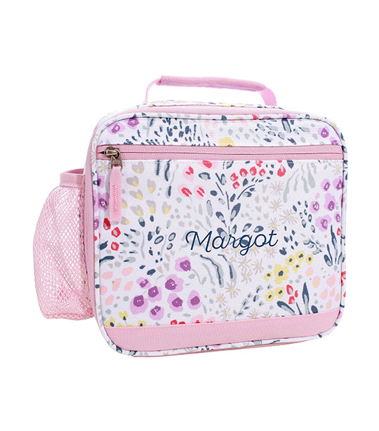 Mackenzie Pink Field Floral Cold Pack Lunch Box