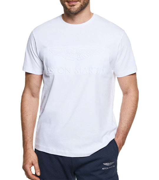 AMR Embossed T-Shirt White