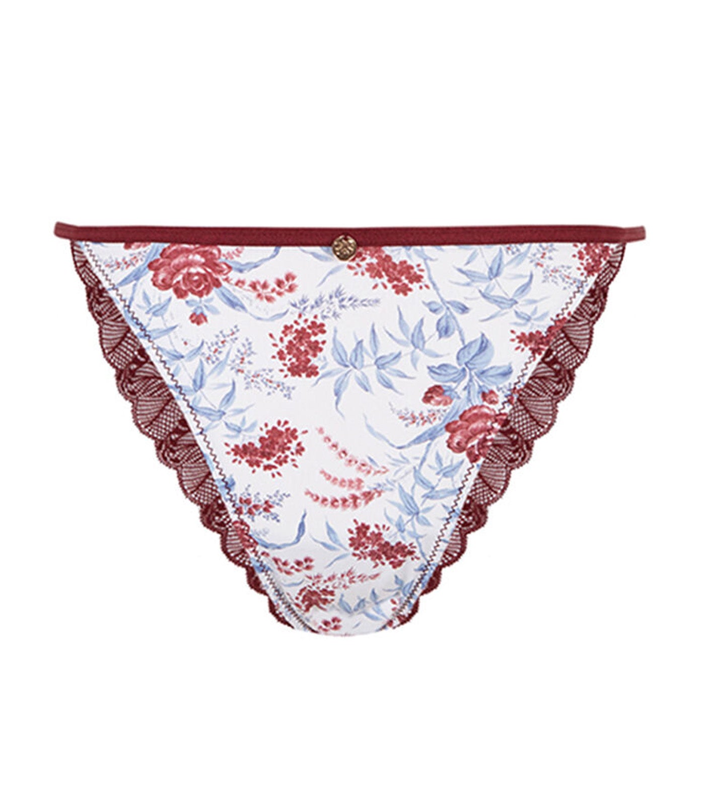 Classic Strappy Panty Maroon