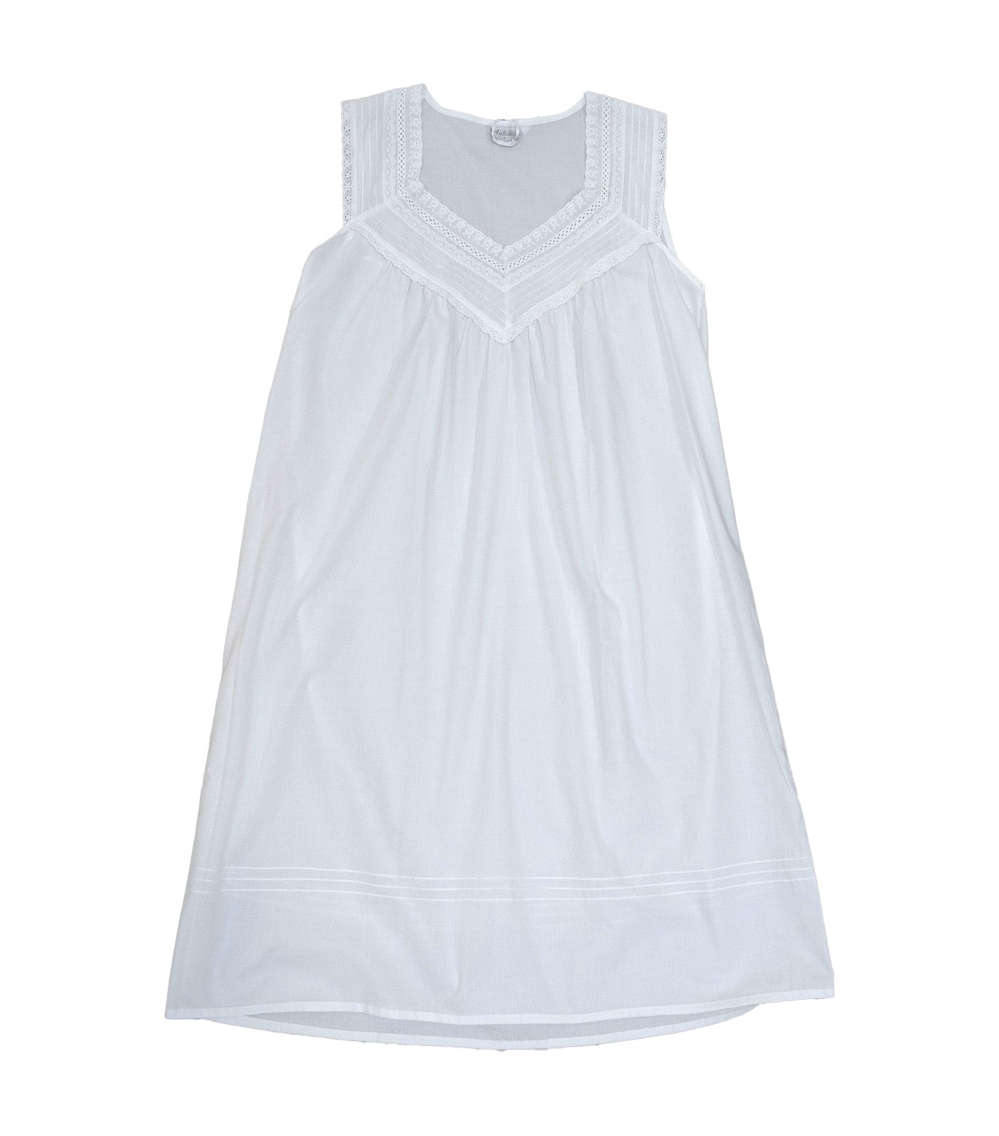 Liza Sleeveless Sleepwear White