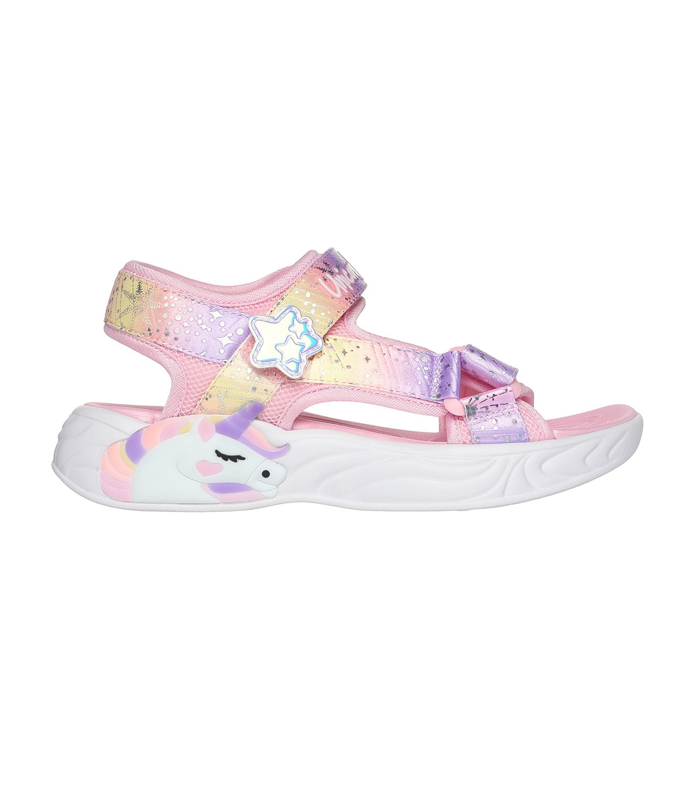 Skechers S-Lights: Unicorn Dreams - Majestic Bliss Pink/Multi