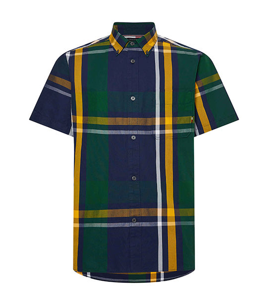 Men's WCC Exploded Check Casual Fit Shirt Hunter/Multi