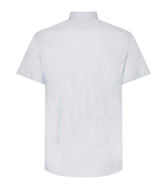Men's WCC Cool Cotton Slim Fit Short Sleeve Shirt Sky Cloud/White