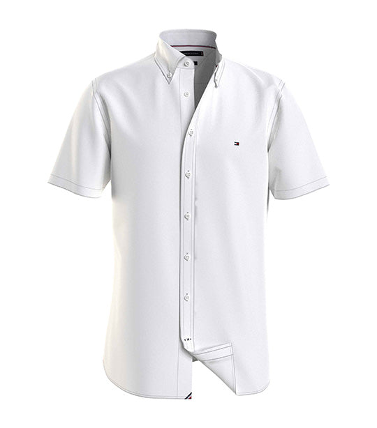Men's WCC Flex Oxford Short Sleeve Shirt White