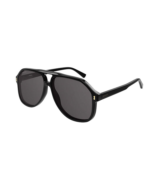 GG1042S 001 60 Aviator Sunglasses Black