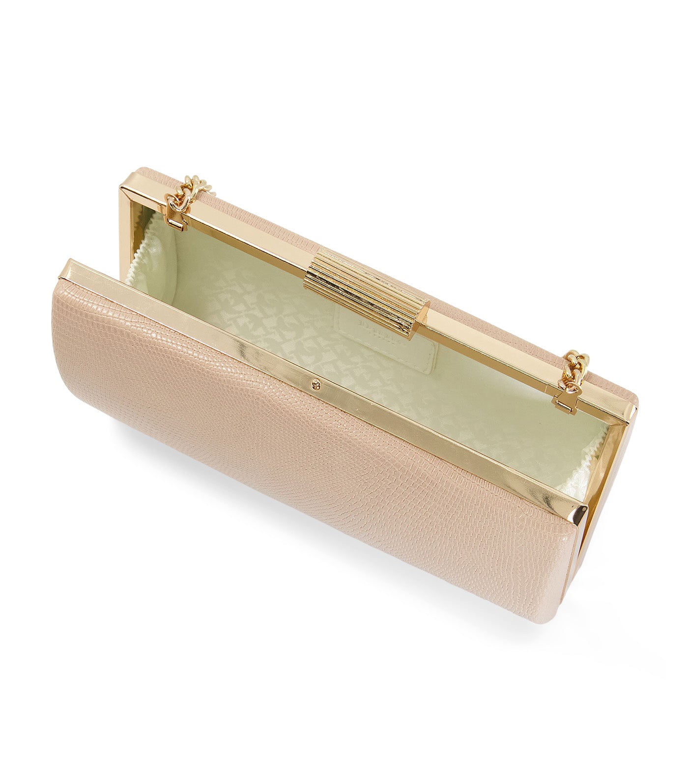 Belleview Clasp Clutch Nude