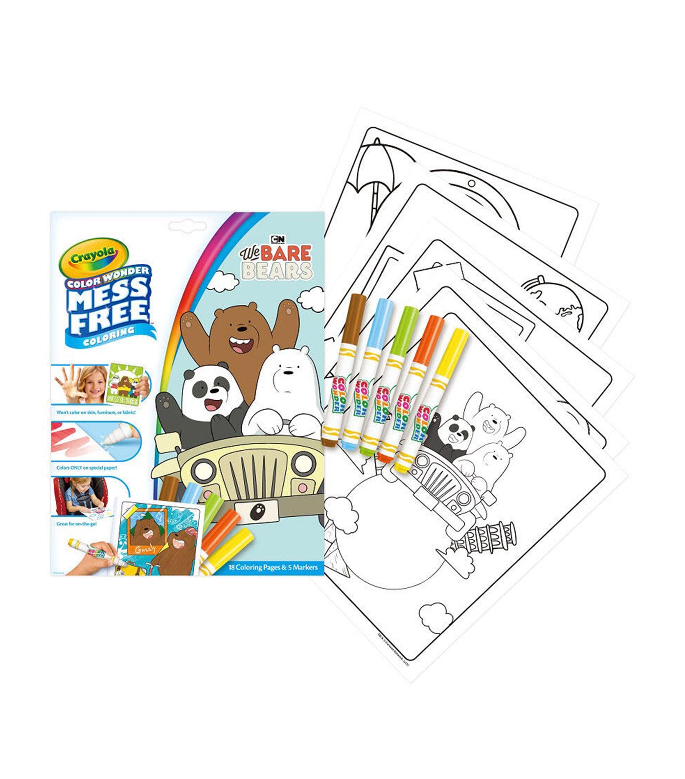 Color Wonder Mess-Free Coloring Book Set - We Bare Bears