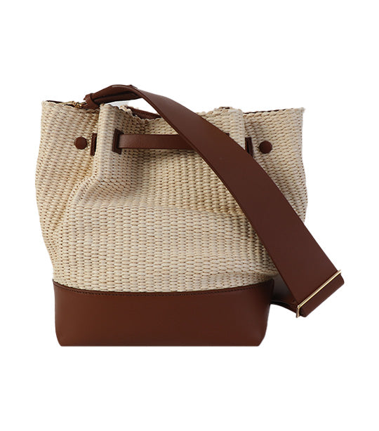 New York Bucket Bag Tan/Natural