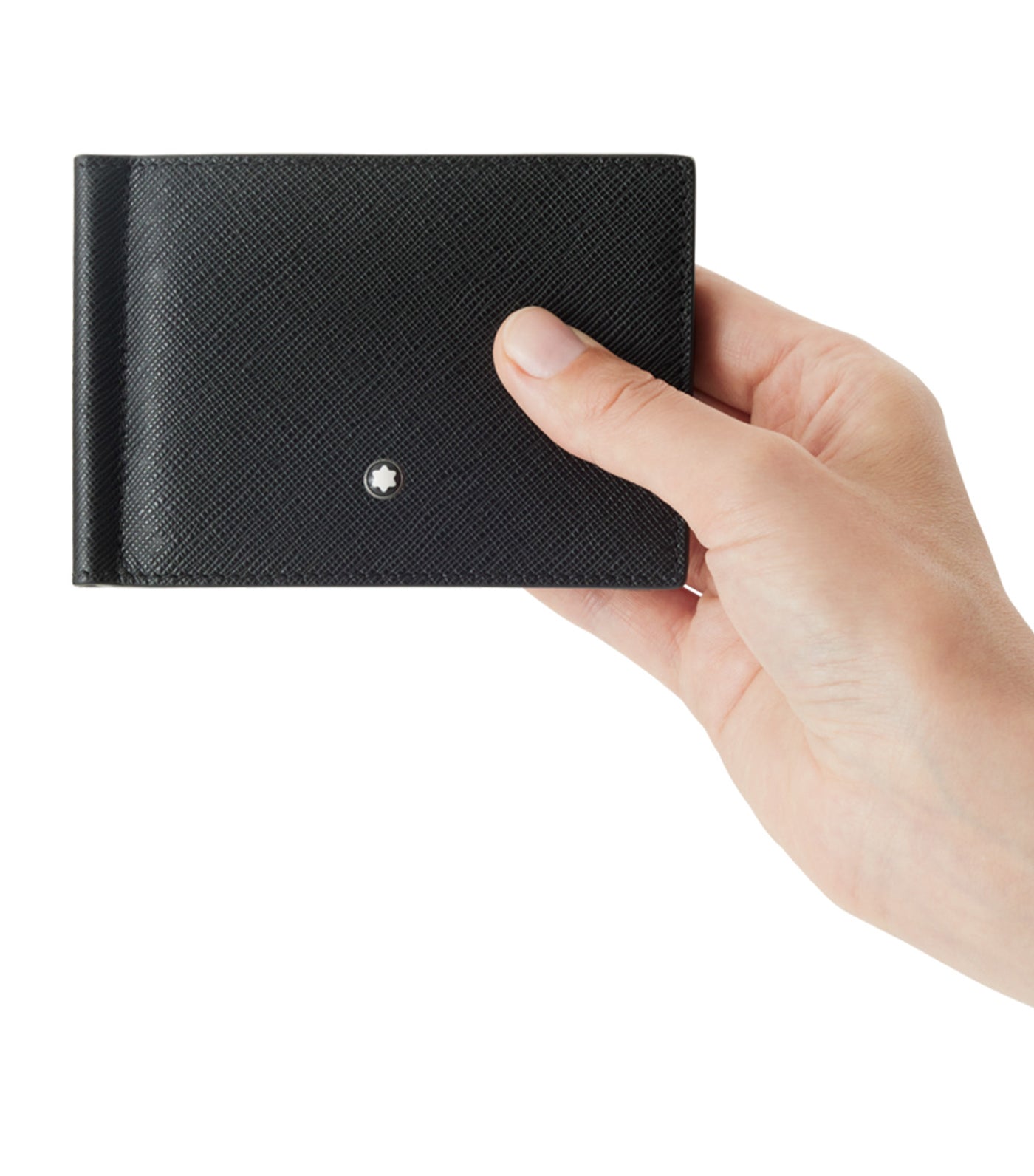 Sartorial Wallet 6cc with Money Clip Black